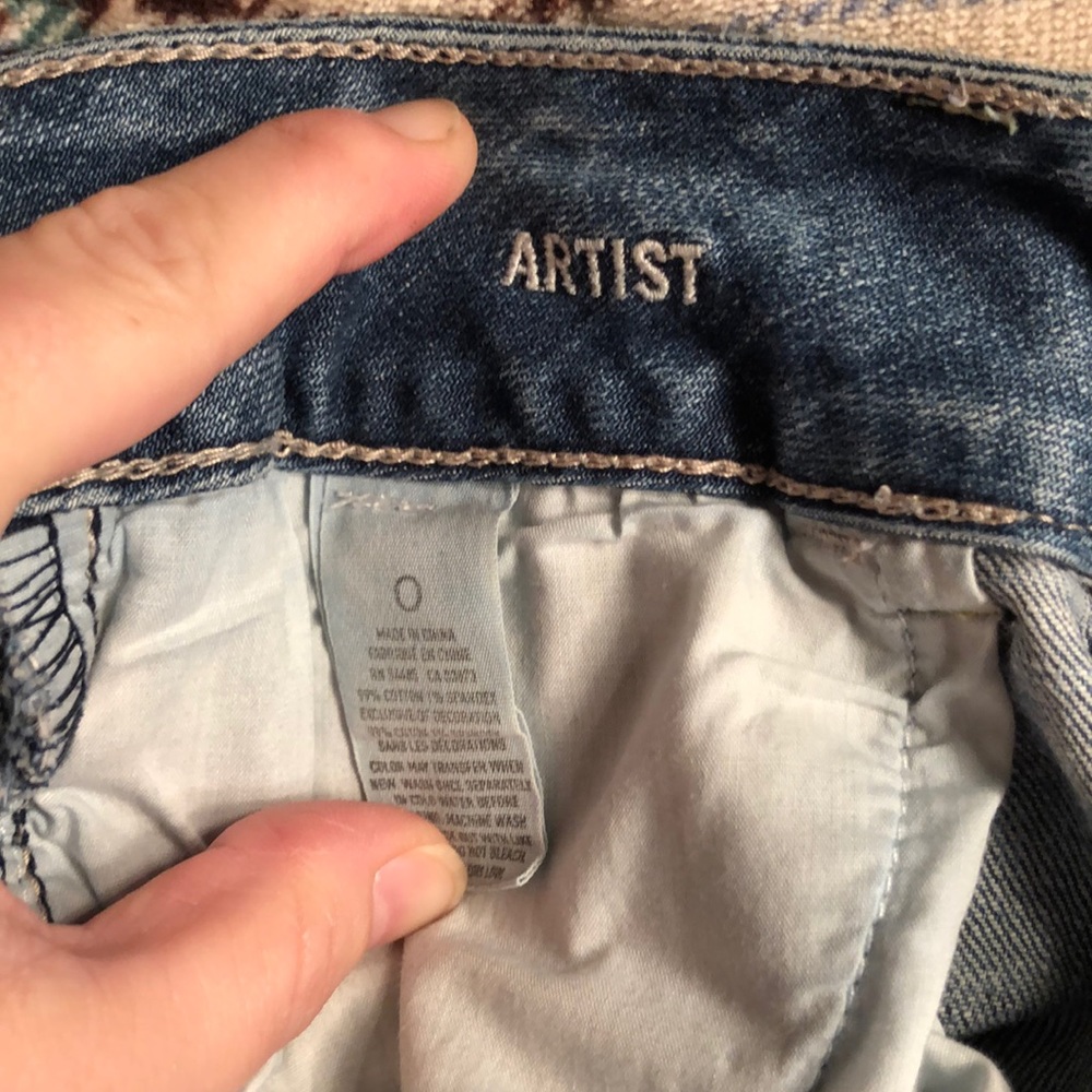 GUC American Eagle 🦅 distressed Artist Jeans 👖 - Picture 8 of 8